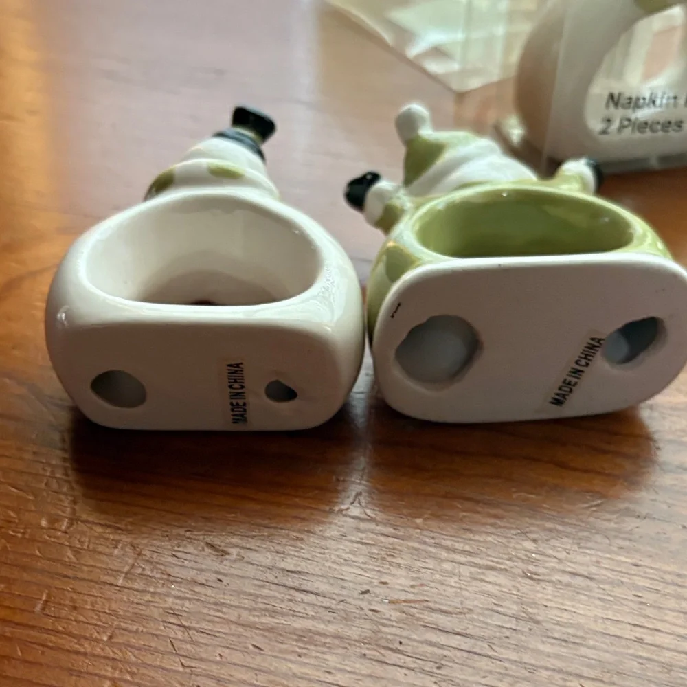 Festive Snowman Napkin Rings Set - Picture 8 of 8